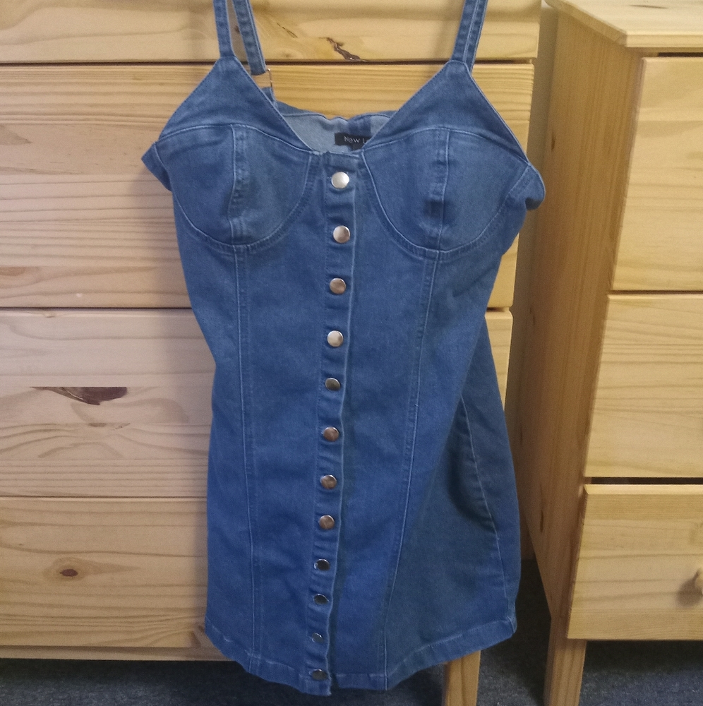 New look denim dress